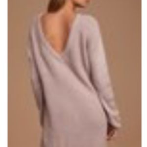 Sexy Mauve Sweater Dress